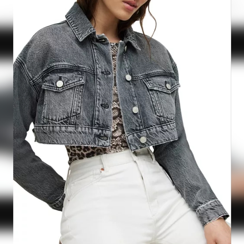ALLSAINTS cropped jacket - Picture 2 of 5